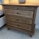 Lark Manor Arthelia 3-Drawers Nightstand With Built-in Charging Station ...